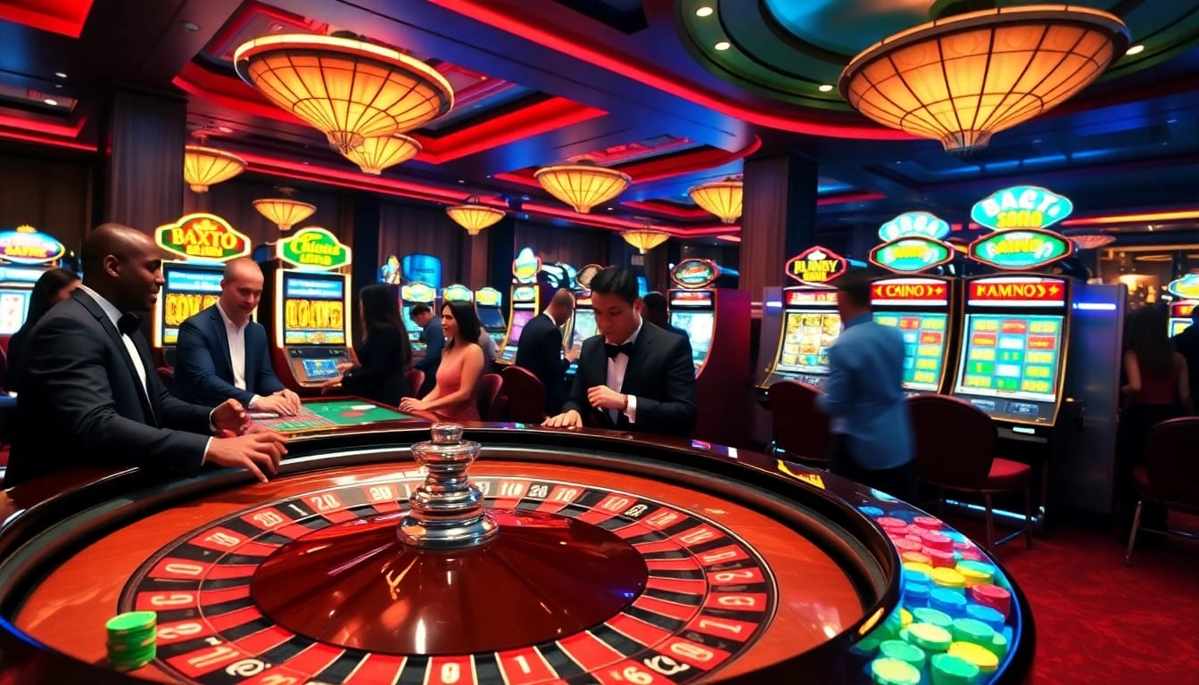 Players enjoying high-stakes games at km88 casino, highlighting excitement and engagement.