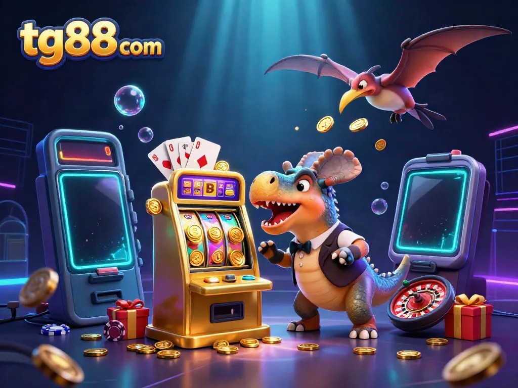 Experience thrilling wins at tg88 com where dinosaurs and jackpots collide in a vibrant casino adventure.