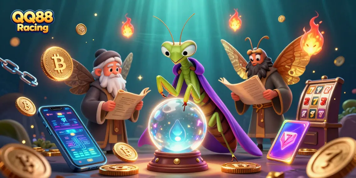 Engage in QQ88 Racing for a thrilling jackpot experience with vibrant 3D casino elements.