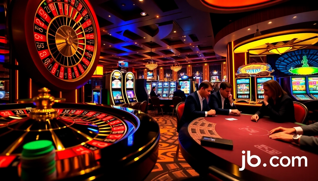 Experience the excitement of winning at jbo.com with vibrant casino games and elegant players.