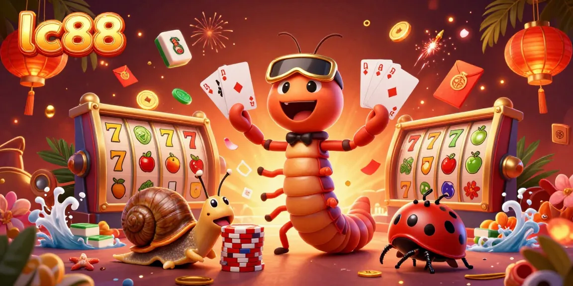 Experience thrilling gameplay with lc88’s uniquely animated casino scene filled with excitement and vibrant elements!