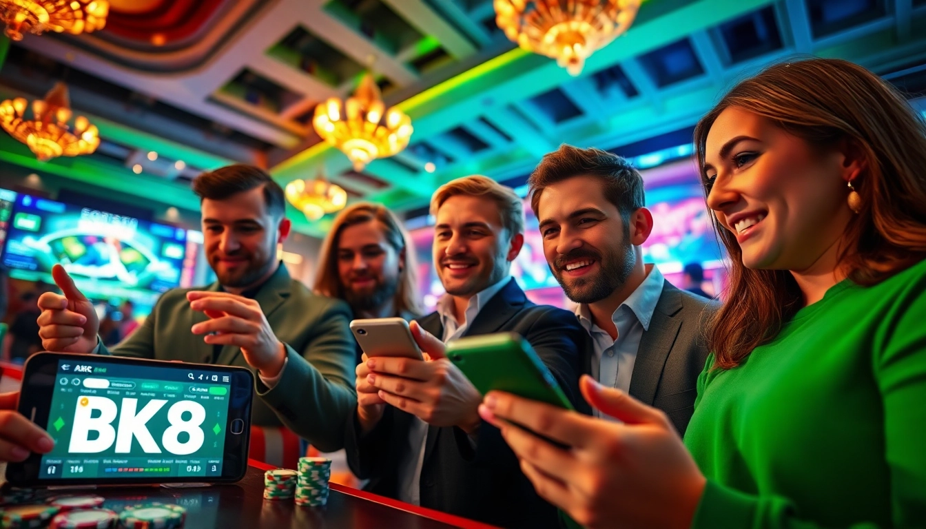 Exciting online gaming experience at bk860s.com with players enjoying sports betting and casino games.