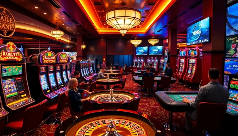 Experience the excitement of online gaming at https://tr88games.com/ with vibrant slot machines and engaging players.
