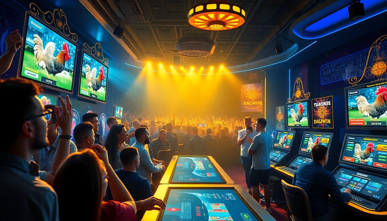 Experience the excitement of dagawin.live with vibrant online gambling visuals.