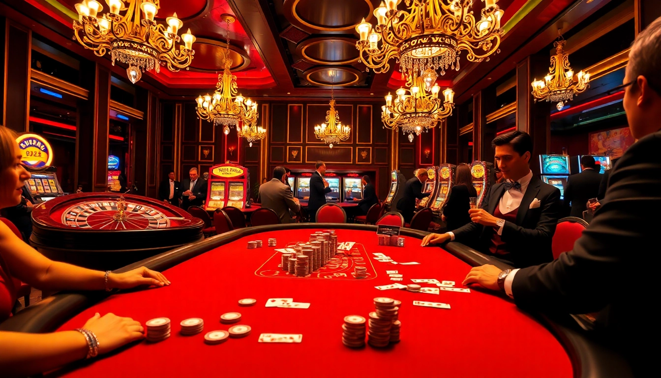 Experience the thrill of high-stakes gaming at newphim’s luxurious casino atmosphere.