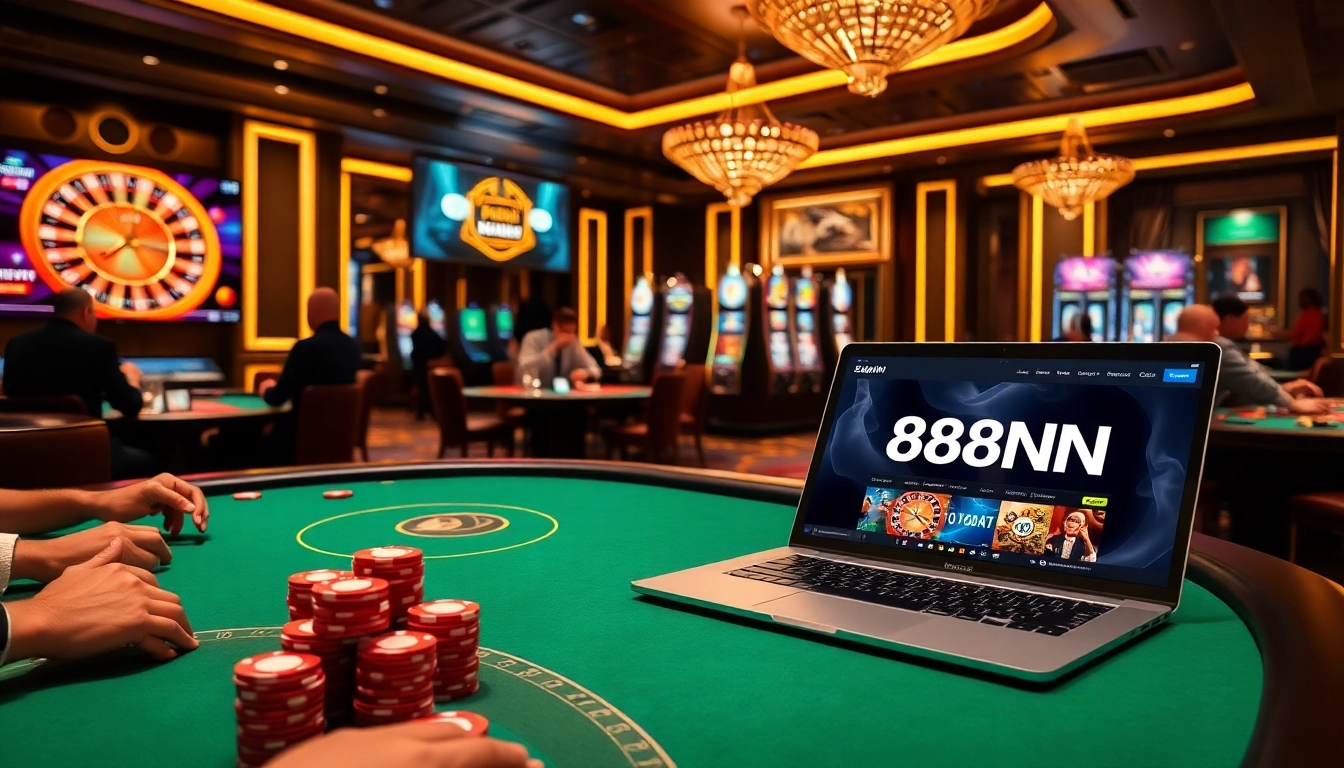 Experience the thrill of 88nn online casino gaming with vibrant tables and exciting action.