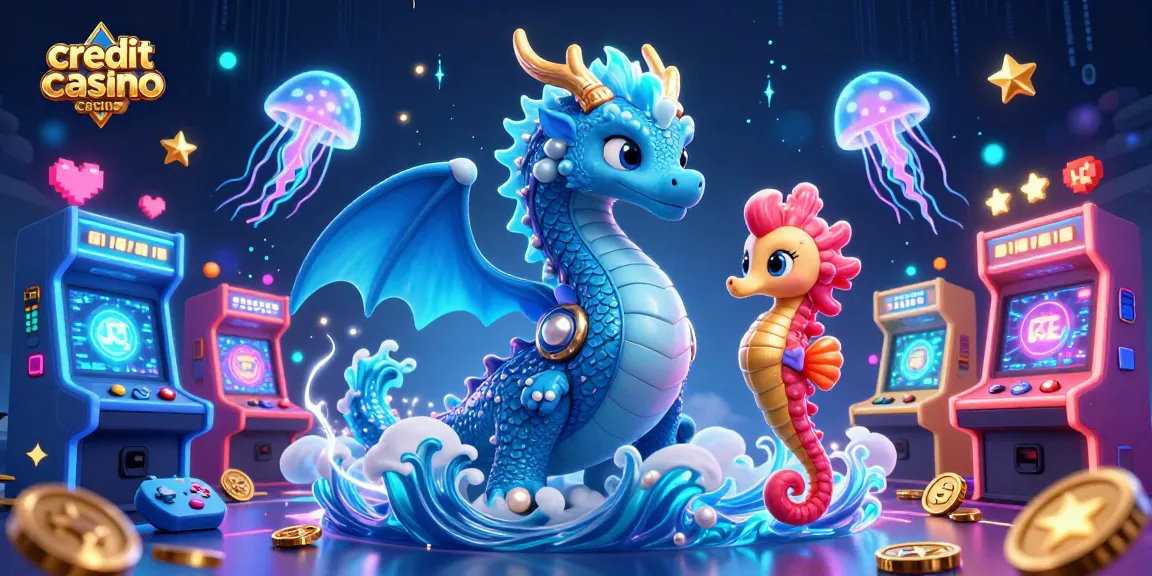 Experience the excitement of credit card casino gaming with a vibrant, dynamic underwater scene.