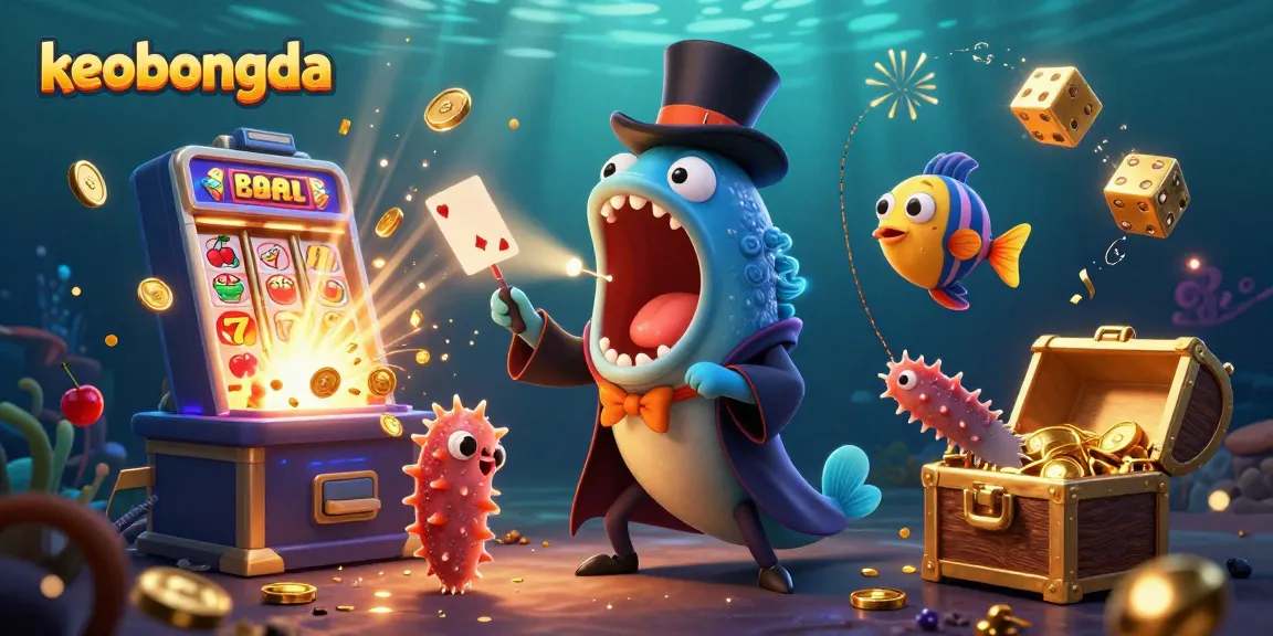 Engage with keobongda's colorful online casino atmosphere featuring magic elements and vibrant visuals.