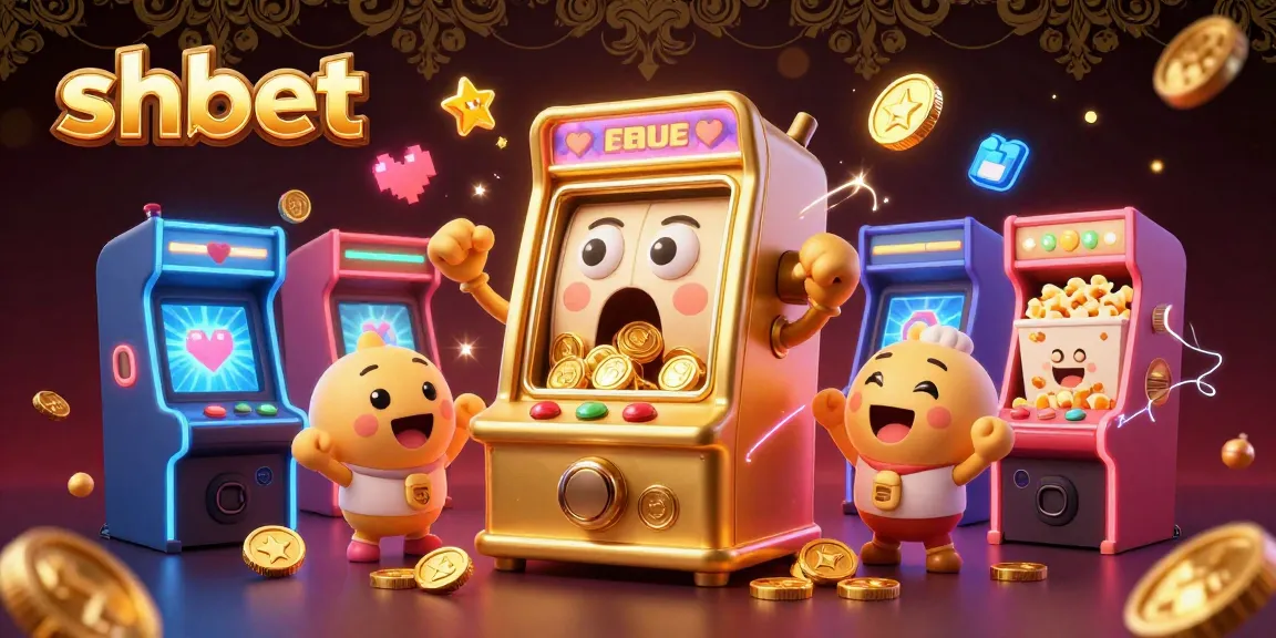 Win big at shbet with this exciting 3D slot machine illustration celebrating a jackpot.