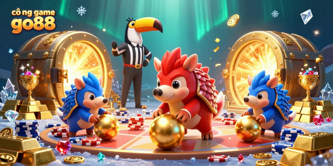 Experience thrilling gameplay at cổng game go88 with vibrant pangolins and dazzling treasures!