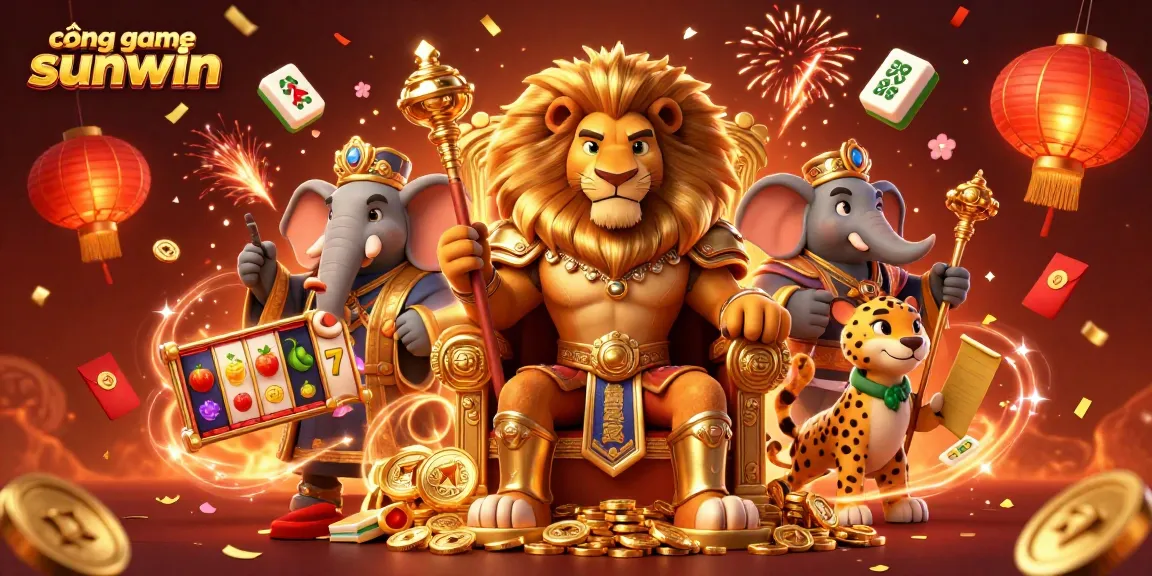Experience the thrill of cổng game sunwin with its vibrant characters and engaging slot game scenes.